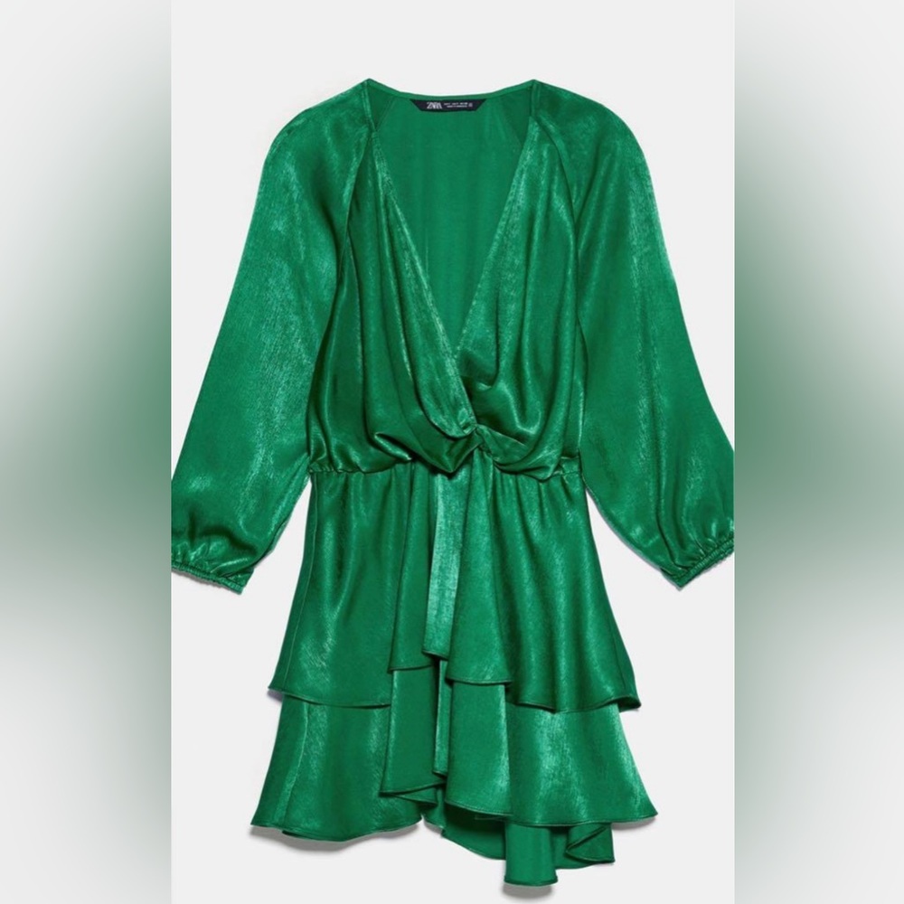 Zara Green Dress.